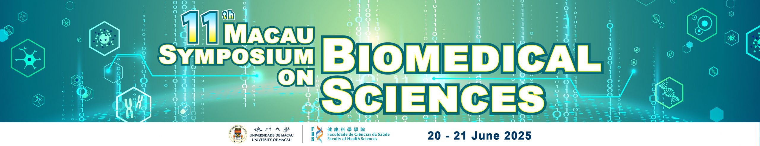 11th Macau Symposium on Biomedical Sciences 2025 Logo